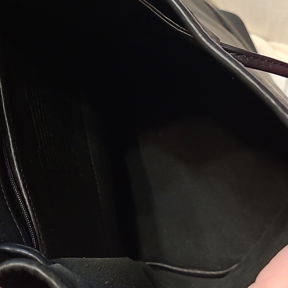 COACH blavk leather backpack - Picture 4 of 8